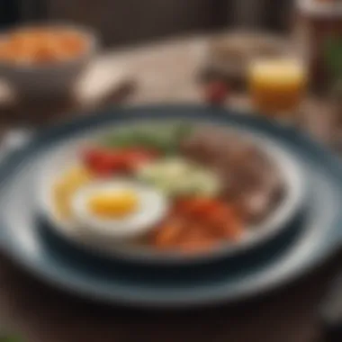 Balanced Meal Plate Balanced meal plate illustrating nutritional choices