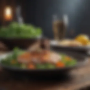 A beautifully plated healthy meal