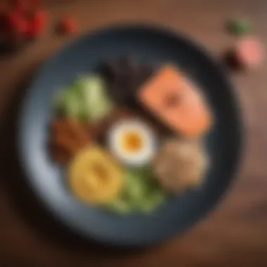 The Art of Balancing Macronutrients for Health Visual representation of balanced macronutrients on a plate