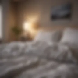 A serene bedroom setting promoting restful sleep.