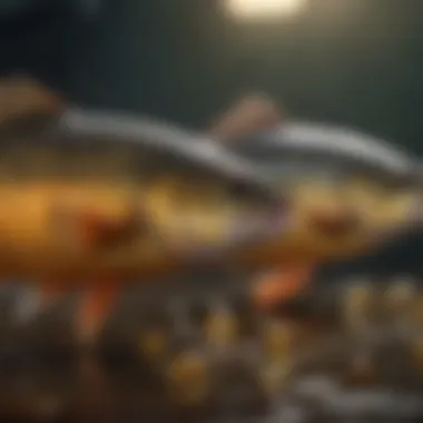 Sustainable Sourcing of Fish Oil A visual representation of fish oil sourcing from sustainable fisheries.