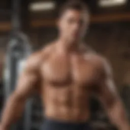 Dynamic workout session showcasing a user utilizing a fitness app