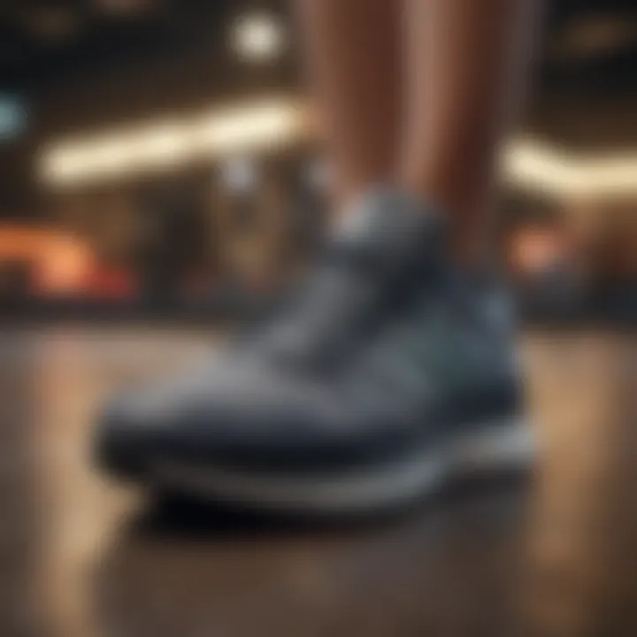 Comparison of various sneaker designs addressing back pain