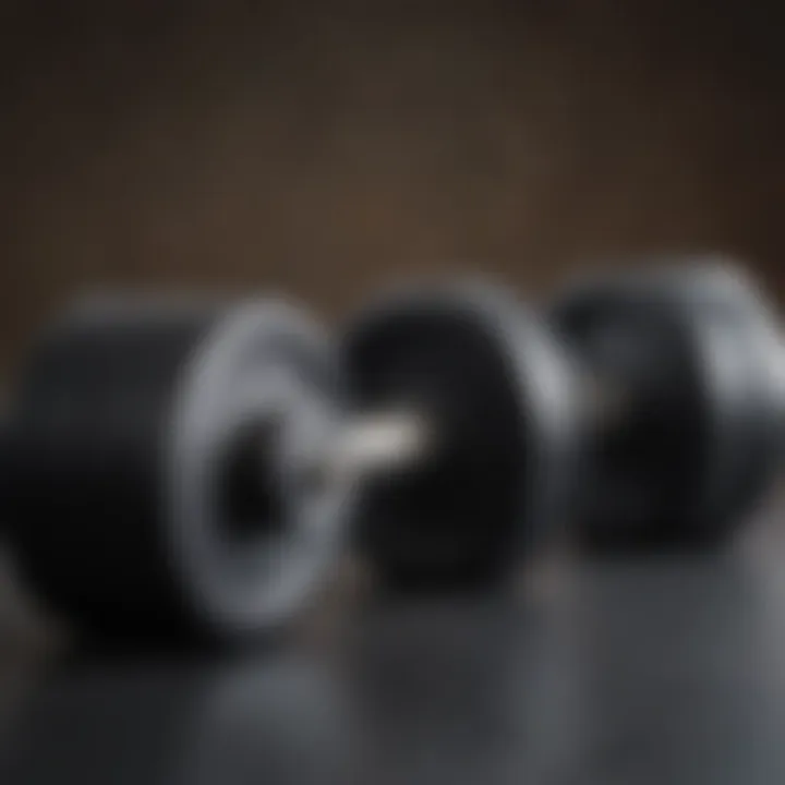 Proper form during dumbbell exercises