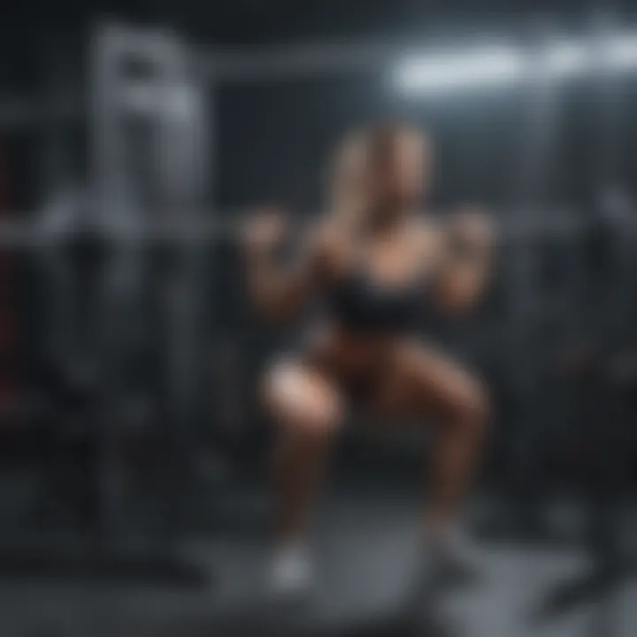 Effective workout routines with squat rack combos