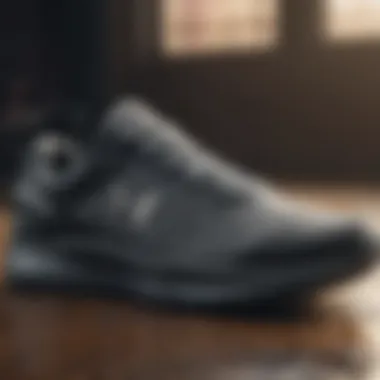 Advanced Cushioning Technology in Under Armour Shoes Close-up of Under Armour shoe highlighting advanced cushioning technology