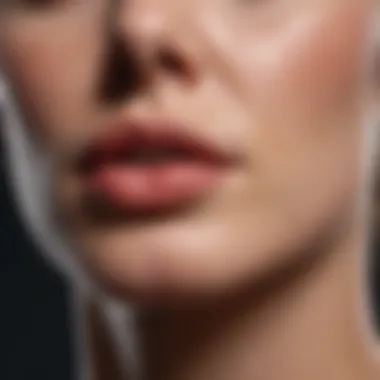 Natural remedies displayed as alternatives for treating cracked corners of the lips.
