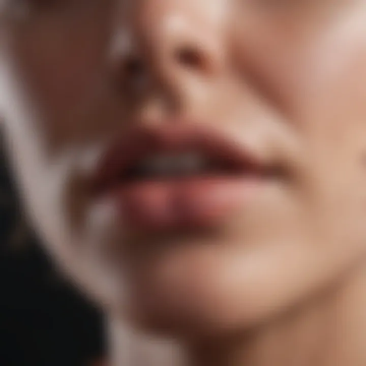 A selection of nutritional supplements that can help prevent cracked lips.