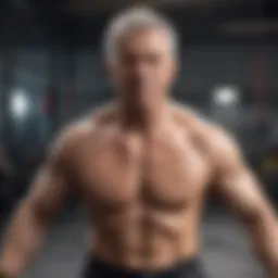 Senior engaging in a modified CrossFit workout