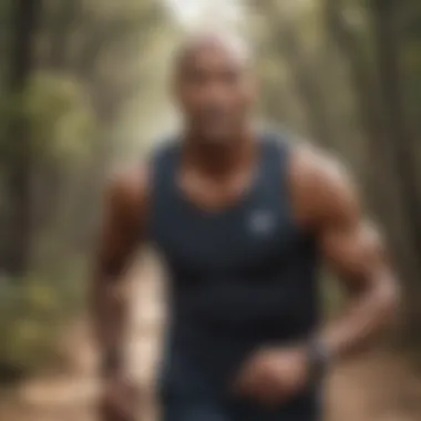 David Goggins running an ultra-marathon