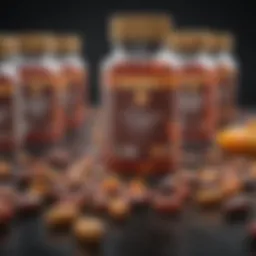 Diverse range of multivitamin bottles