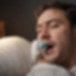 Illustration depicting various causes of snoring