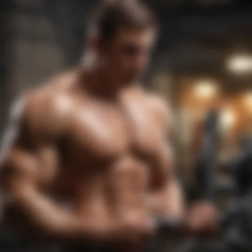Representation of essential amino acids in muscle structure