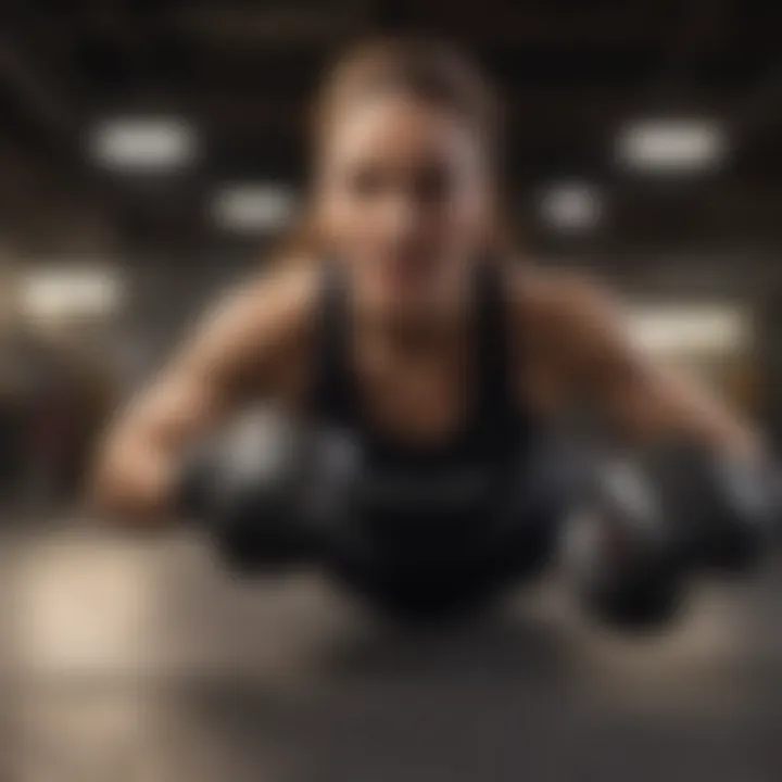Dynamic workout routine promoting weight loss