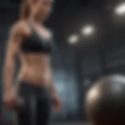 Core workout demonstration for waist reduction