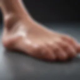 Illustration of different types of foot blisters