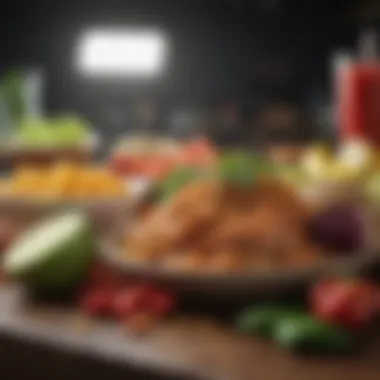 Nutrient-Dense Foods for Fat Reduction Colorful assortment of whole foods rich in nutrients