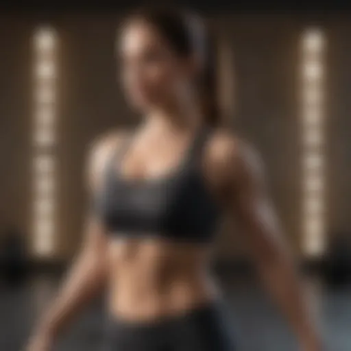 Targeted exercise routine to reduce chest fat