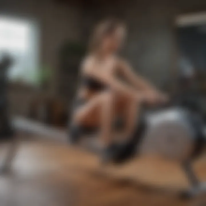 Sleek design of the Ergatta Rower showcasing its modern appeal