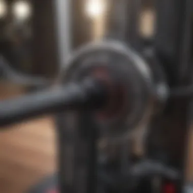 Adjustable Settings for Personalized Workouts Close-up of adjustable settings on an ab workout machine