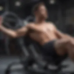 Abdominal exercise machine showcasing ergonomic design