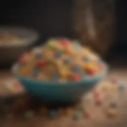 A vibrant bowl of adult cereals showcasing colorful ingredients
