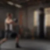 Dynamic Training Session with Punching Bag and Speed Bag