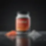 A molecular structure representation of creatine