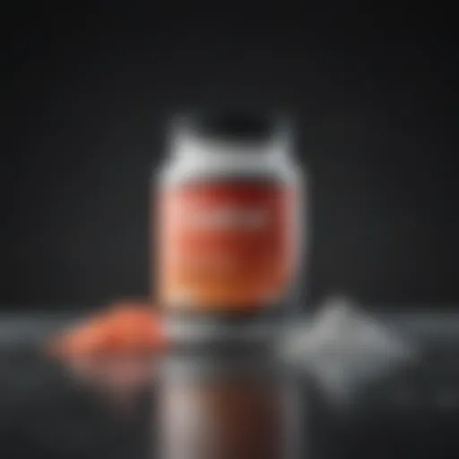 A molecular structure representation of creatine