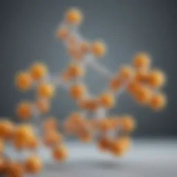 Illustration showing the molecular structure of Vitamin D