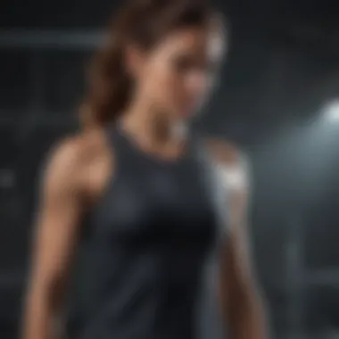 Diverse Designs of Dri-Fit Tops Display of various Dri-Fit tops highlighting design options