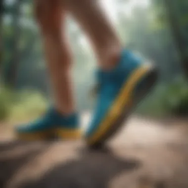 Hoka One footwear showcasing arch support