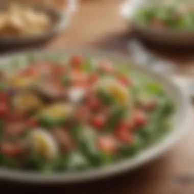 Healthy salad options at Olive Garden