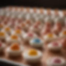 A diverse array of birth control methods displayed artistically, showcasing both hormonal and non-hormonal options.