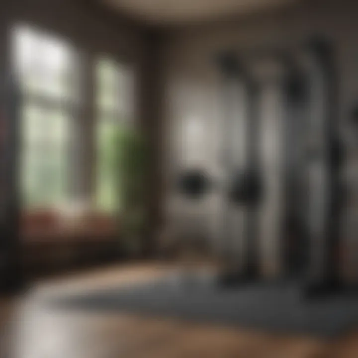 All-in-one gym system designed for small spaces