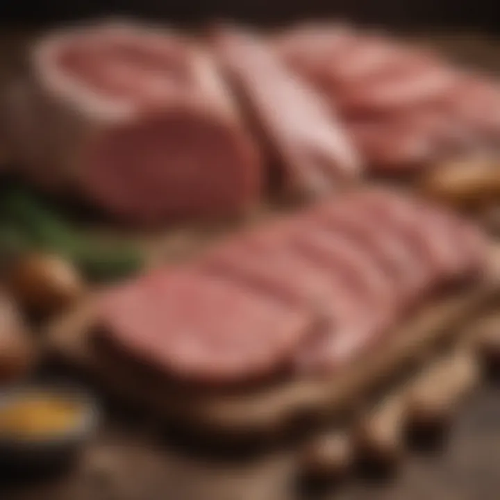 A variety of meats showcasing Paleo dietary options