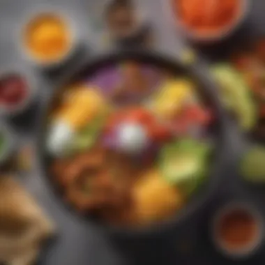 Colorful Ingredients of the Taco Bell Keto Bowl Colorful ingredients of the Taco Bell Keto Bowl in a bowl