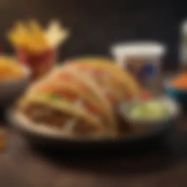 Low-Carb Diet Options with Fast Food A visual representation of a low-carb diet with fast food options