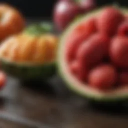 Fresh fruits and vegetables that are beneficial for health