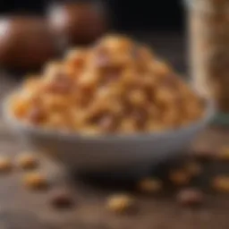 Delicious looking processed snacks