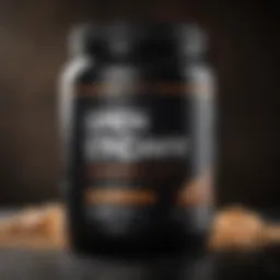 GNC Pro Performance Casein powder in a container