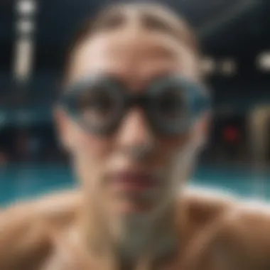 Group of swimmers benefiting from performance-enhancing goggles