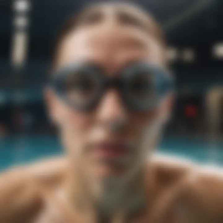 Group of swimmers benefiting from performance-enhancing goggles