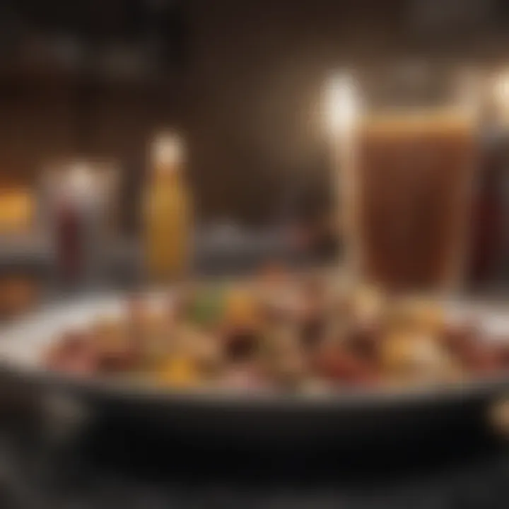 Plated dish emphasizing protein sources for weight loss