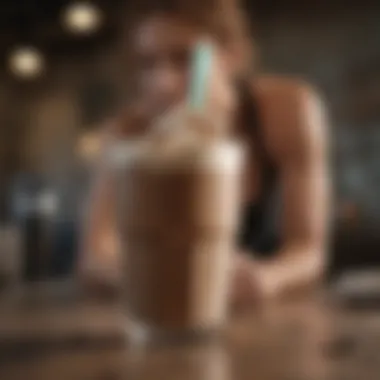 Post-Workout Protein Shake Benefits Athlete enjoying a protein shake post-workout