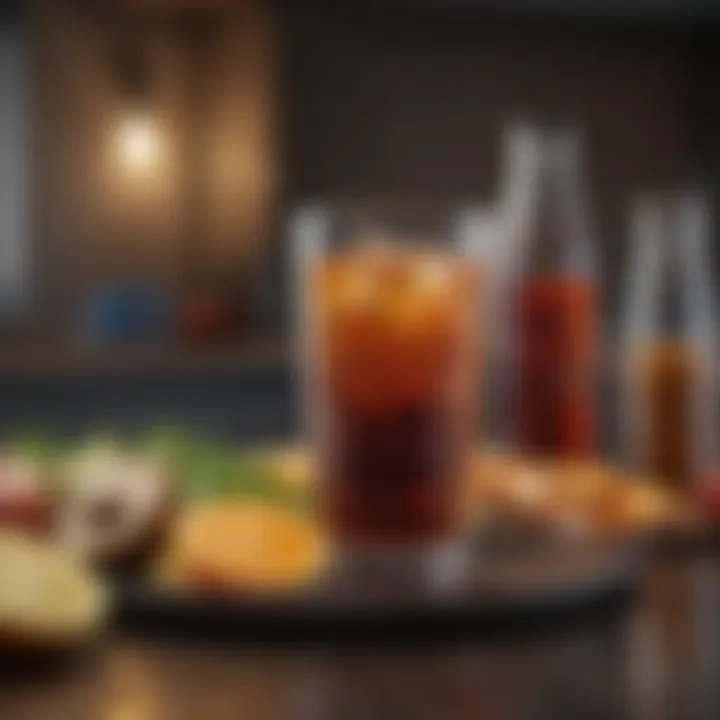Balanced meal plan featuring liquid diet components