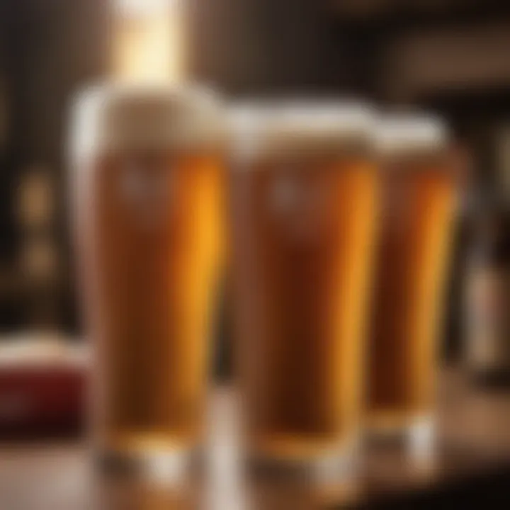 A gathering of friends enjoying drinks