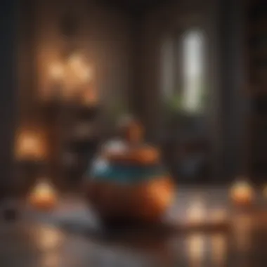 A serene setting for meditation and focus during a keto fast
