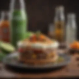 A vibrant assortment of keto-friendly liquid meals