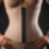 Detailed view of a waist trainer demonstrating its design and structure